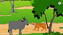 قصه های کودکانه - سه گاو و یک...