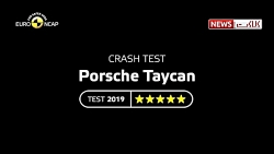 تست تصادف و امنیت پورشه تایکان...