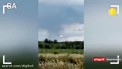 فرار از مرگ چتر باز در لحظه آخ...