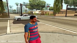 مود لیونل مسی (Lionel Mesi) برای GTA San Andreas