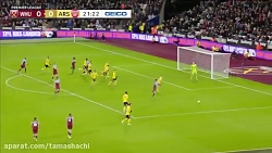 خلاصه بازی وستهام و آرسنال