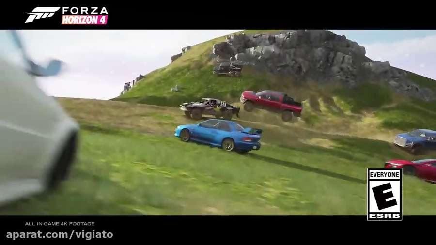 جنگ ماشین ها در تریلر رونمایی از بخش بتل رویال Forza Horizon 4
