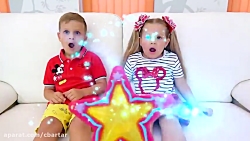 دیانا و روما با اسباب بازی جدی...