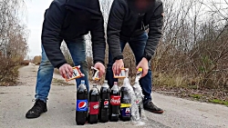 آزمایش عجیب غریب قاطی کردن پپس...