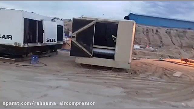 تست لوله با کمپرسور هوا