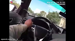 شلیک بی مهابای پلیس از درون خو...