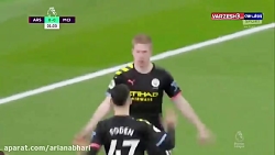 خلاصه بازی آرسنال  - منچسترسیت...