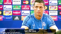 وقتی کریستیانو رونالدو عصبانی...