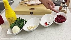 آموزش مرینیت ماهی آلبالو همراه با معرفی چاقوی ژاپنی یاکوزا محصول کمپانی رنجر