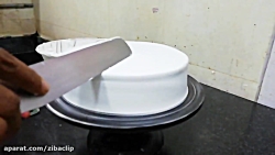 طرح کیک چاشنی کره طرح ژل زرد ر...