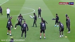 آخرین تمرین رئال مادرید برای ا...