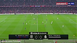 خلاصه بازی بارسلونا و رئال ماد...
