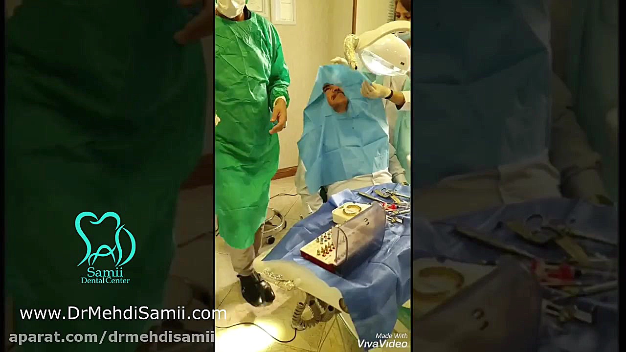 ایمپلنت همزمان دندان کانال رسمی دکتر مهدی سمیعی