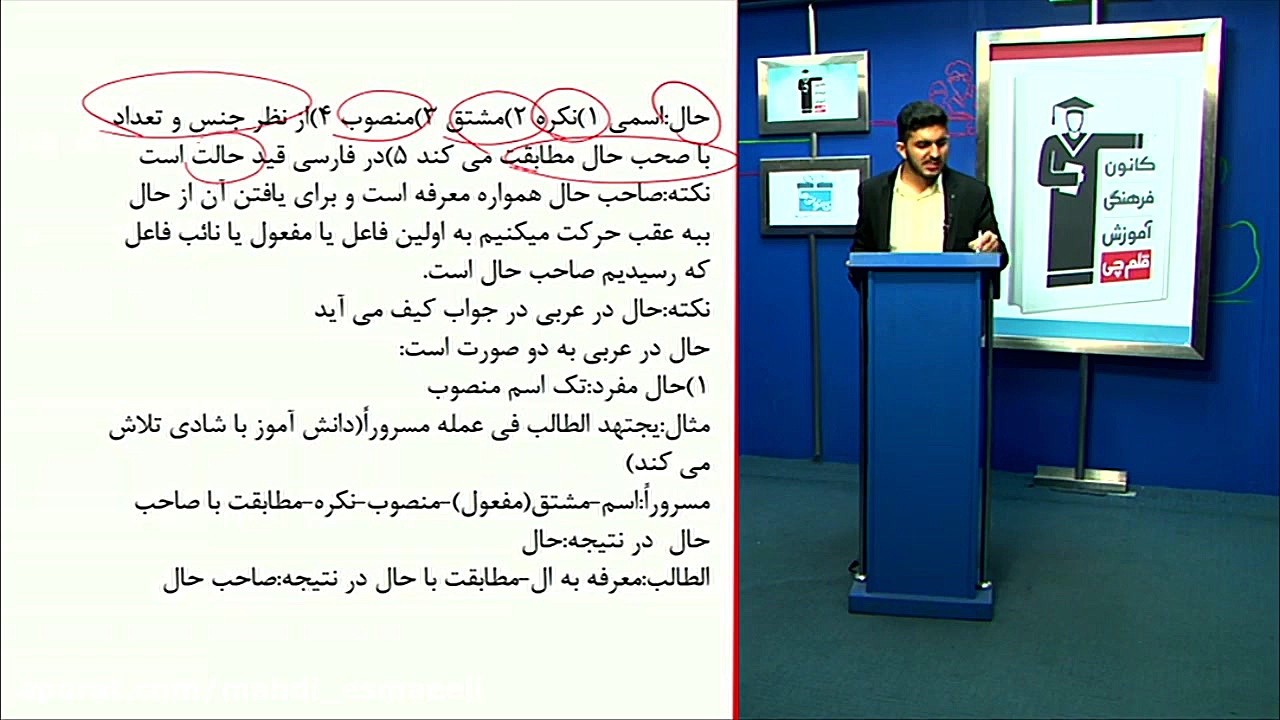 عربی کنکور با مهدی اسماعیلی-درس ۲ دوازدهم عربی کنکور با دکتر مهدی اسماعیلی