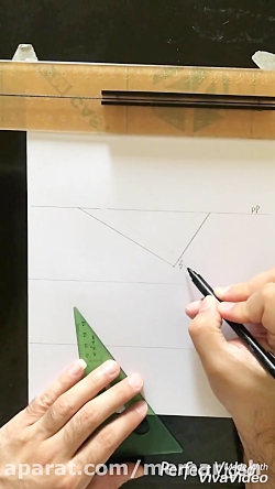 پرسپکتیو دو نقطه ای پلان فصل دوم-قسمت اول