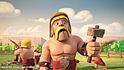 انیمیشن از بازی Clash of Clans