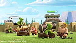 انیمیشن از بازی Clash of Clans