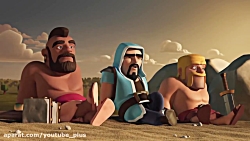 انیمیشن از بازی Clash of Clans