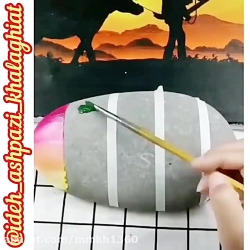 عجب هنرمندی و خلاقیتی با سنگ
