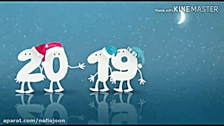کلیپ باحال تبریک کریسمس و سال...