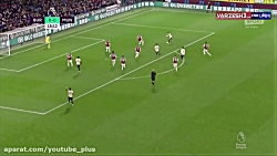 خلاصه بازی برنلی 0 _ منچستریون...