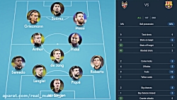 شکست سنگین بارسلونا مقابل لوان...