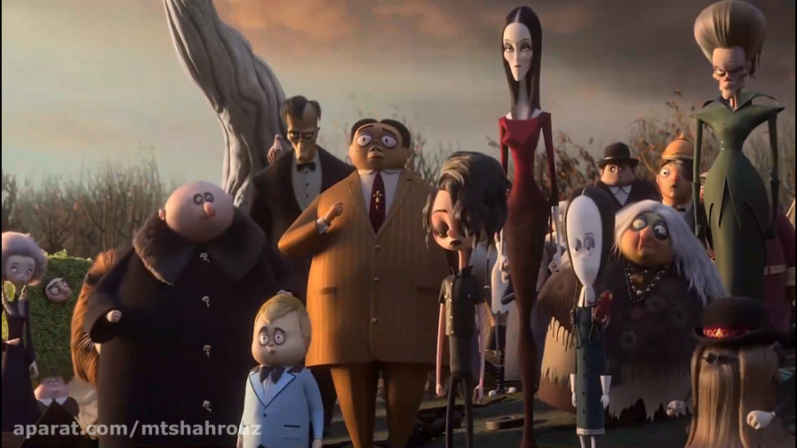 دوبله فارسی انیمیشن خانواده آدامز The Addams Family 2019 هیو جکمن