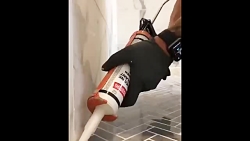 آموزش آب بندی درز دیوار با چسب...