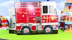 بازی با اسباب بازی های آتش نشا...