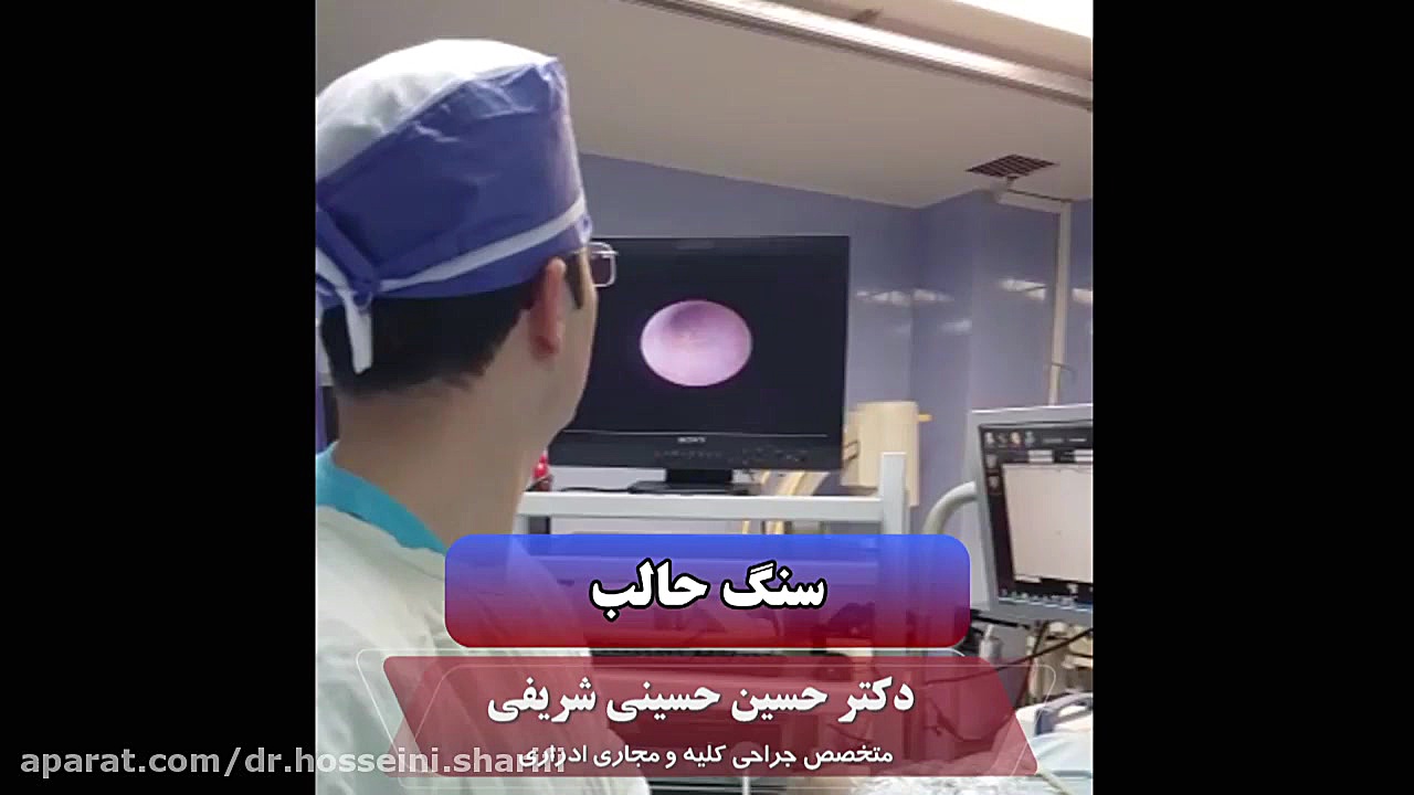 درمان سنگهای بزرگ حالب به روش اندوسکوپی دکتر سید حسین حسینی شریفی ارولوژیست دکتر سید حسین حسینی شریفی فوق تخصص ارولوژی