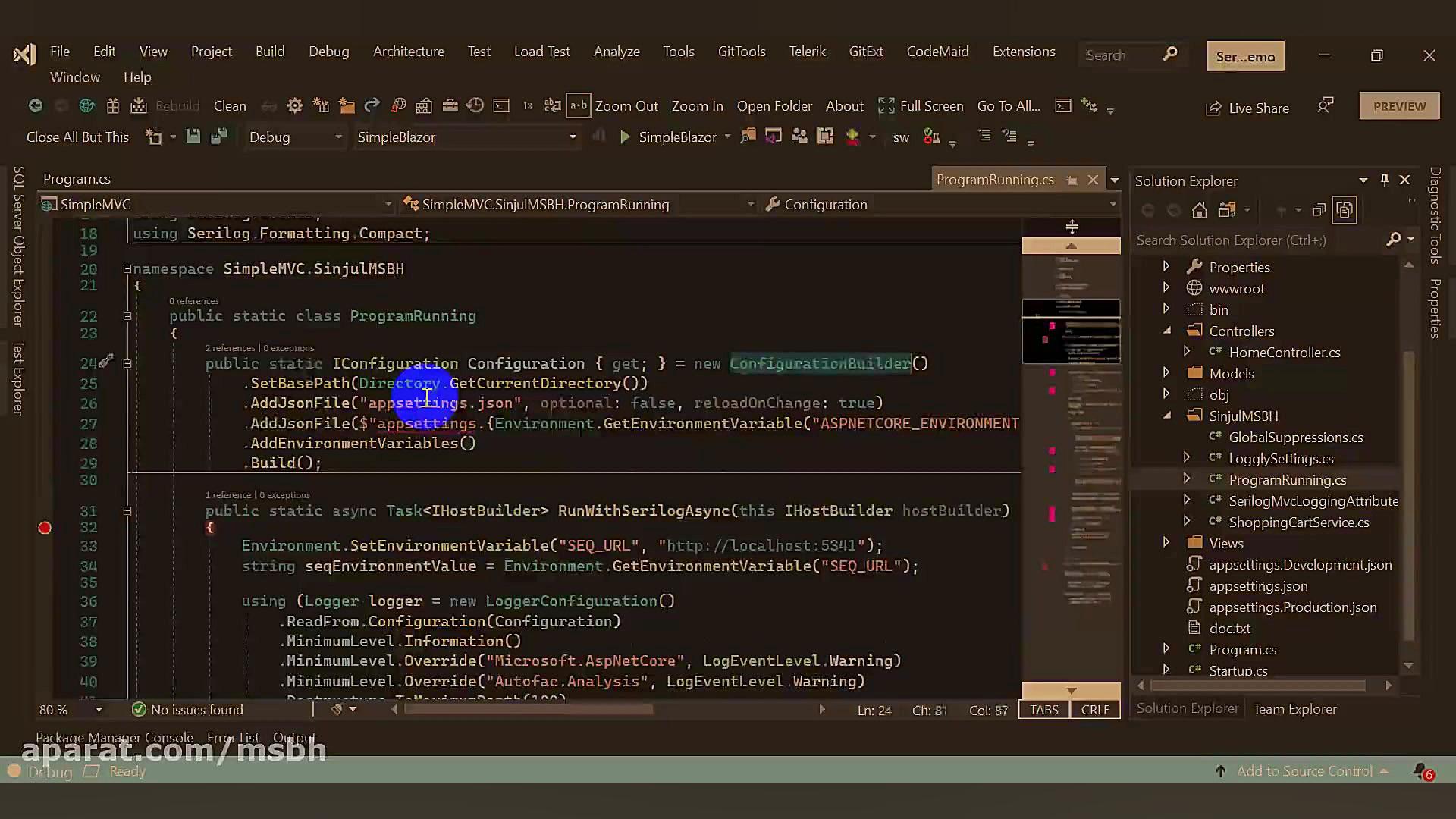 Serilog Demo With Blazor in ASP.NET Core 3.1 موزیک ویدیو