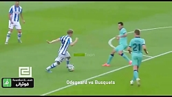 دریبل ستارگان فوتبال در برابر...