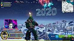 Happy New Year Fortnite جشن و آتیش بازی سال 2020 فورتنایت