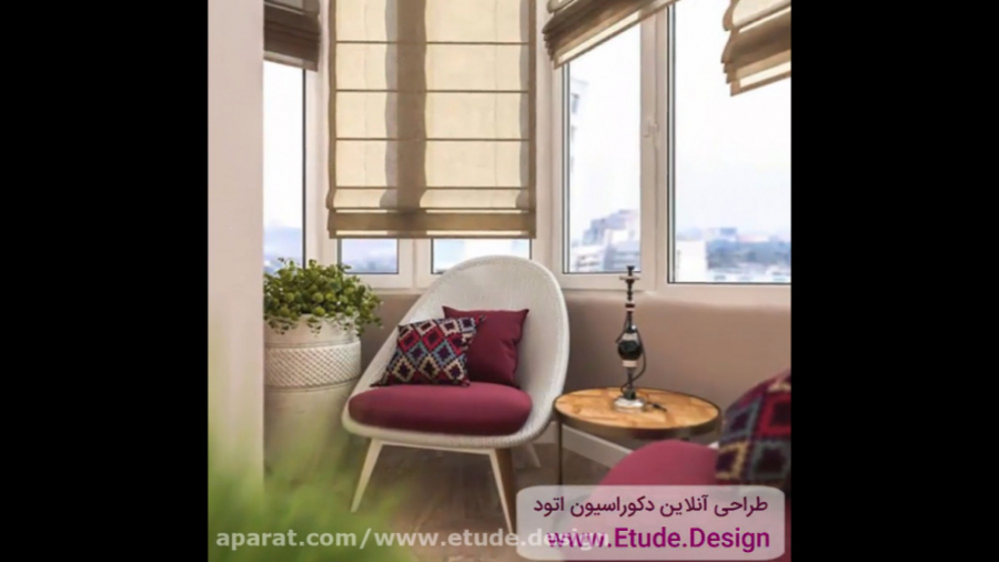 طراحی دکوراسیون داخلی خانه 30 تا 40 متری | اتود لاکپشت رقصان
