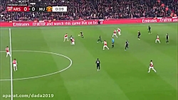 خلاصه بازی آرسنال 2-0 منچستر ی...