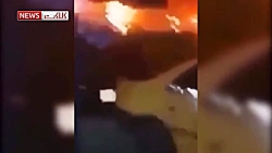 اولین تصاویر حمله آمریکایی ها...