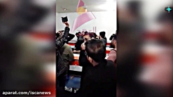 اذان سوزناک جوان عراقی بر پیکر...