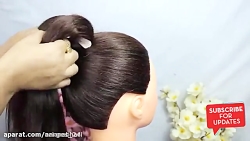 آموزش شینیون عروس مدل ایرانی 2...