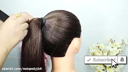 آموزش شینیون عروس مدل ایرانی 5...