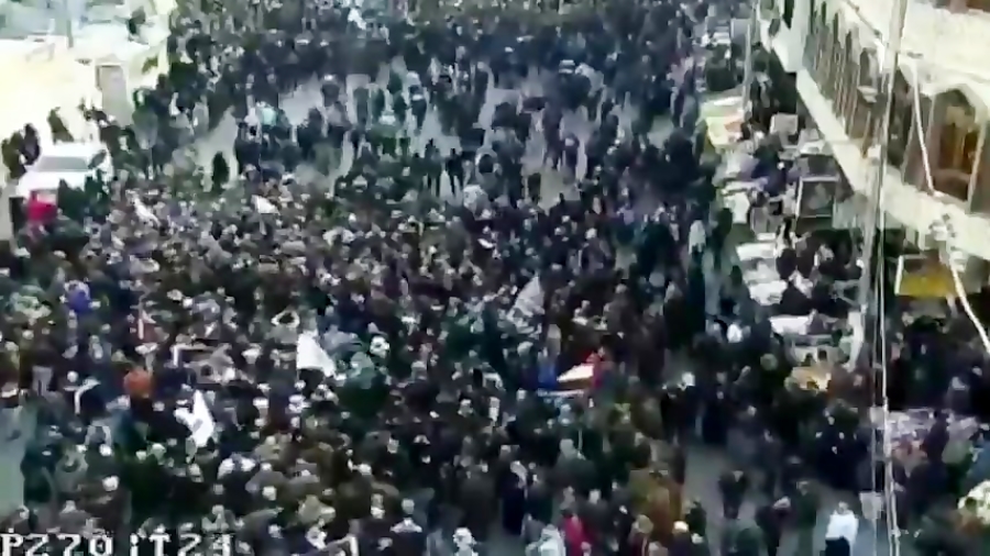 مراسم تشییع قاسم سلیمانی وابو...