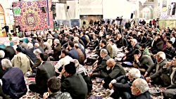 واکنش زائران حرم رضوی  لحظه اع...