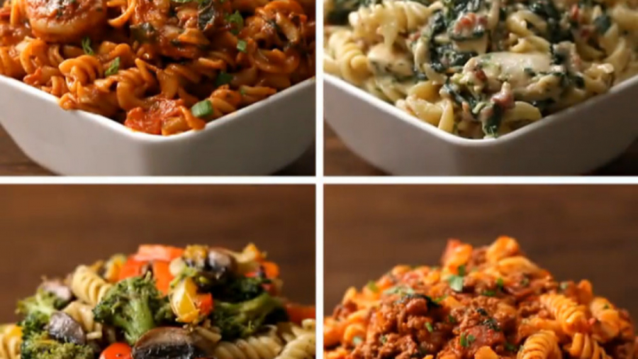 آشپزی سالم - پاستا با ۴ طعم متفاوت - کلینیک لاغری سیبیتا