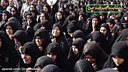 تظاهرات ضد آمریکایی مردمی در پی شهادت سردار حاج قاسم سلیمانی بعد از نماز جمعه