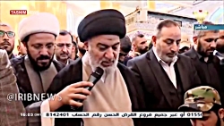 اقامه نماز بر پیکر سرداران شهی...