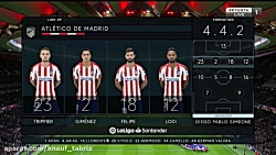 خلاصه بازی اتلتیکو مادرید ۲  ۰...
