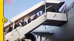 لحظه ورود پیکر سردار سلیمانی و...