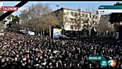 گریه های رهبر انقلاب بر پیکر ش...