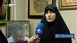 پاسخ کوبنده دختر شهید حاج قاسم...