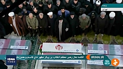 اقامه نماز بر پیکر شهدای مقاوم...