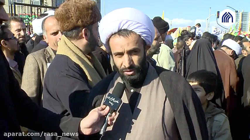 گفتگوی رسا با مردم در حاشیه تشییع پیکر حاج قاسم در قم برداشتن توده